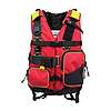 Aiuto al galleggiamento 50N OZ63 Extreme Pro Rosso CE EN-ISO12402-5 con n?3 tasche a chiusura zip doppio cursore e cinghia sottocoscia amovibile.